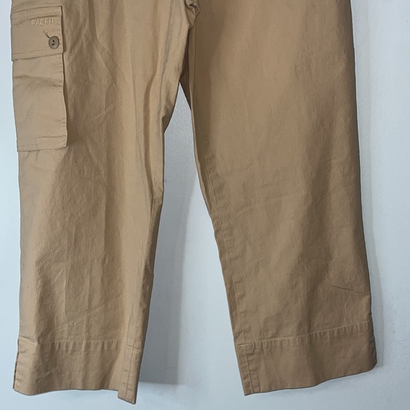 Never worn Ralph Lauren blue label cargo capris, size 4 - Picture 4 of 9